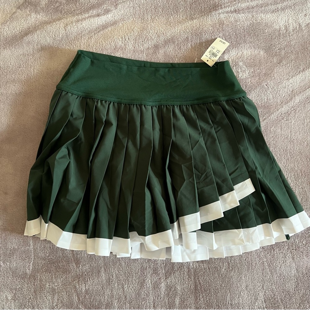 OFFLINE By Aerie Tiebreaker Pleated Skort green (sycamore)